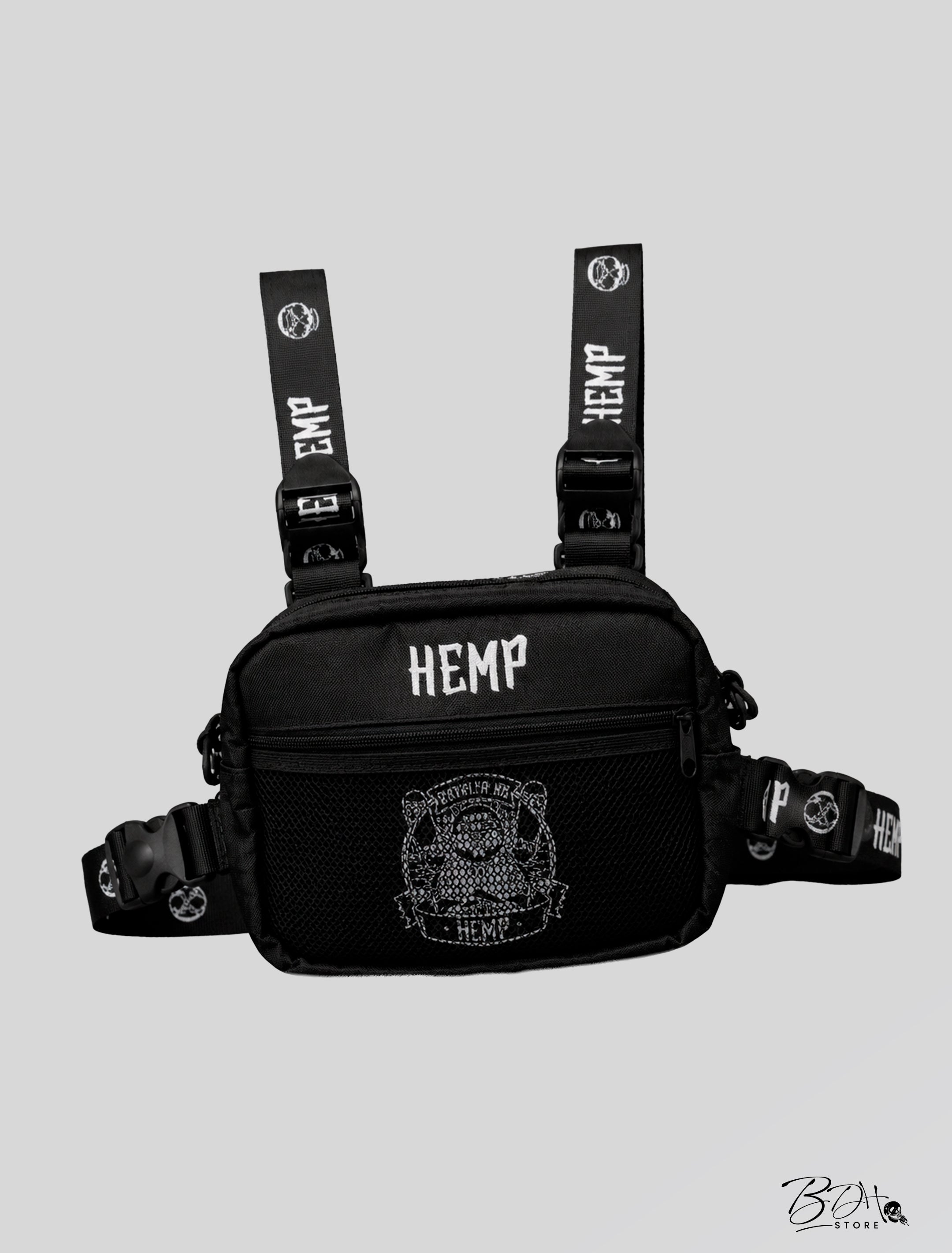 Chest Bag Hemp Black