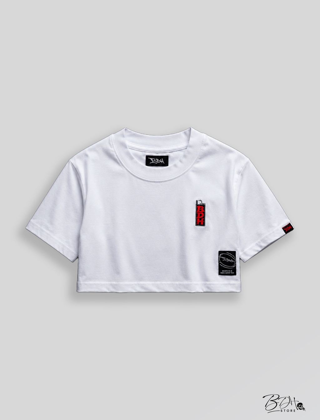 Cropped Skull White