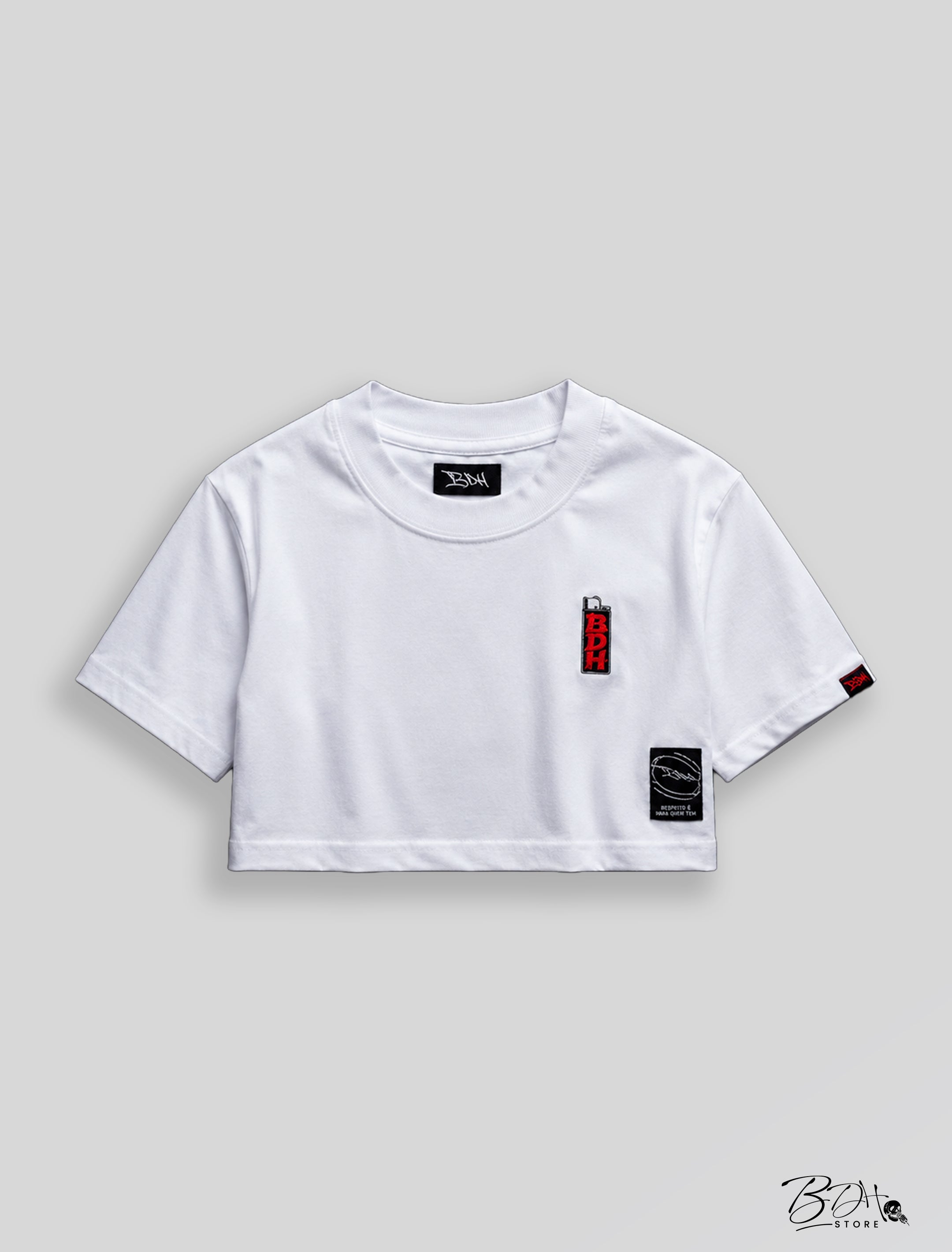 Cropped Skull White