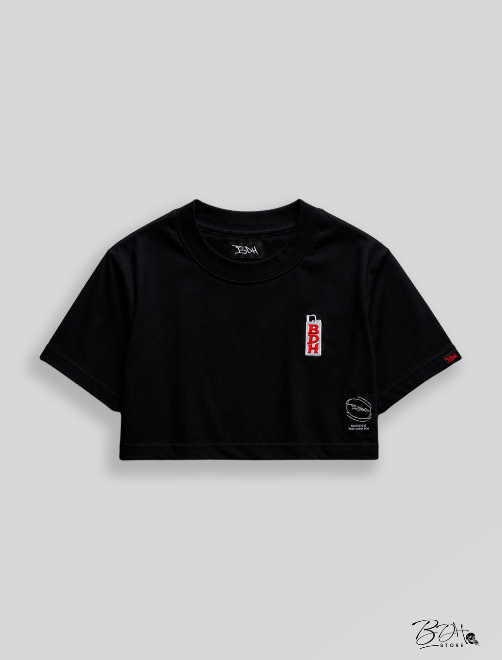 Cropped Skull Black