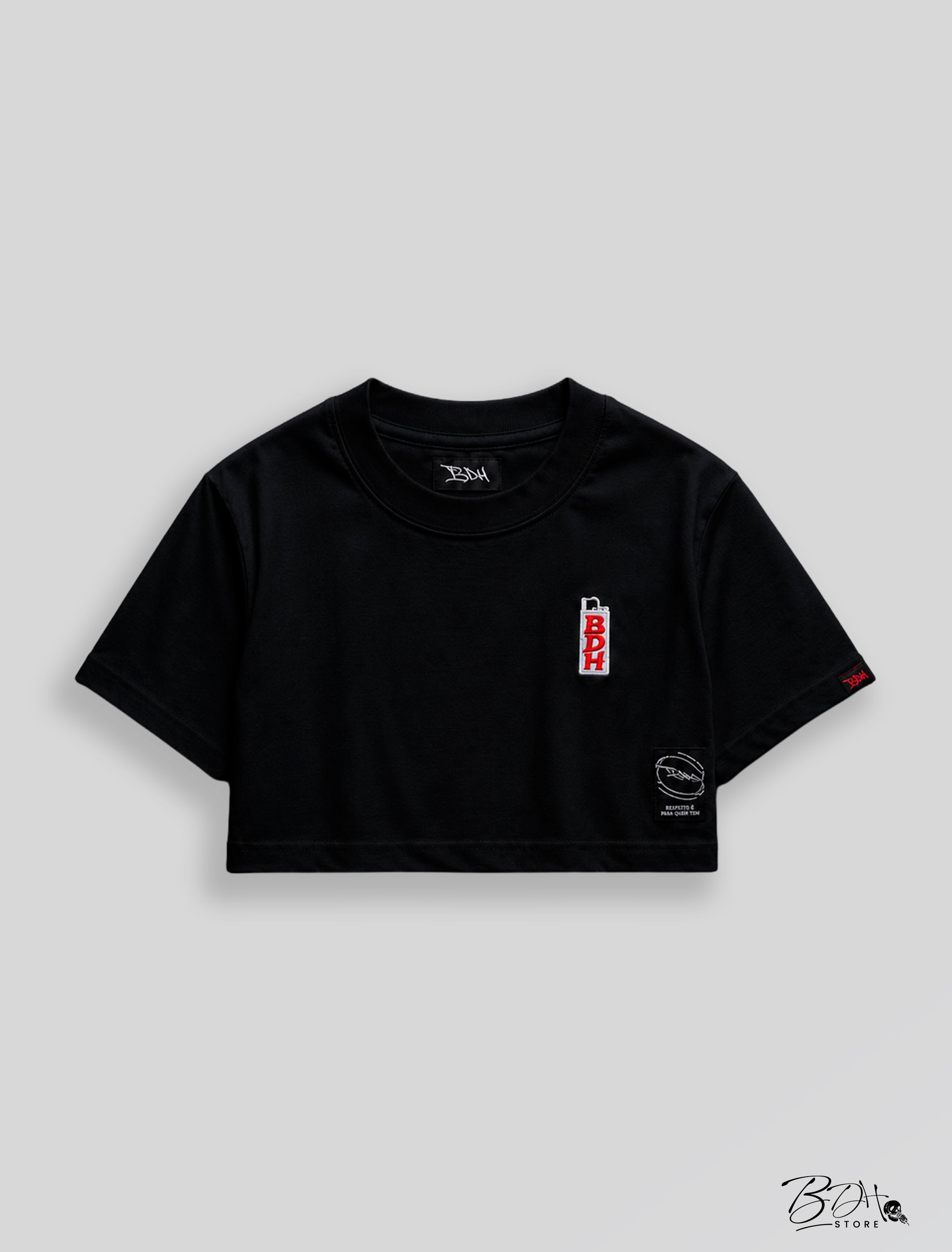 Cropped Skull Black