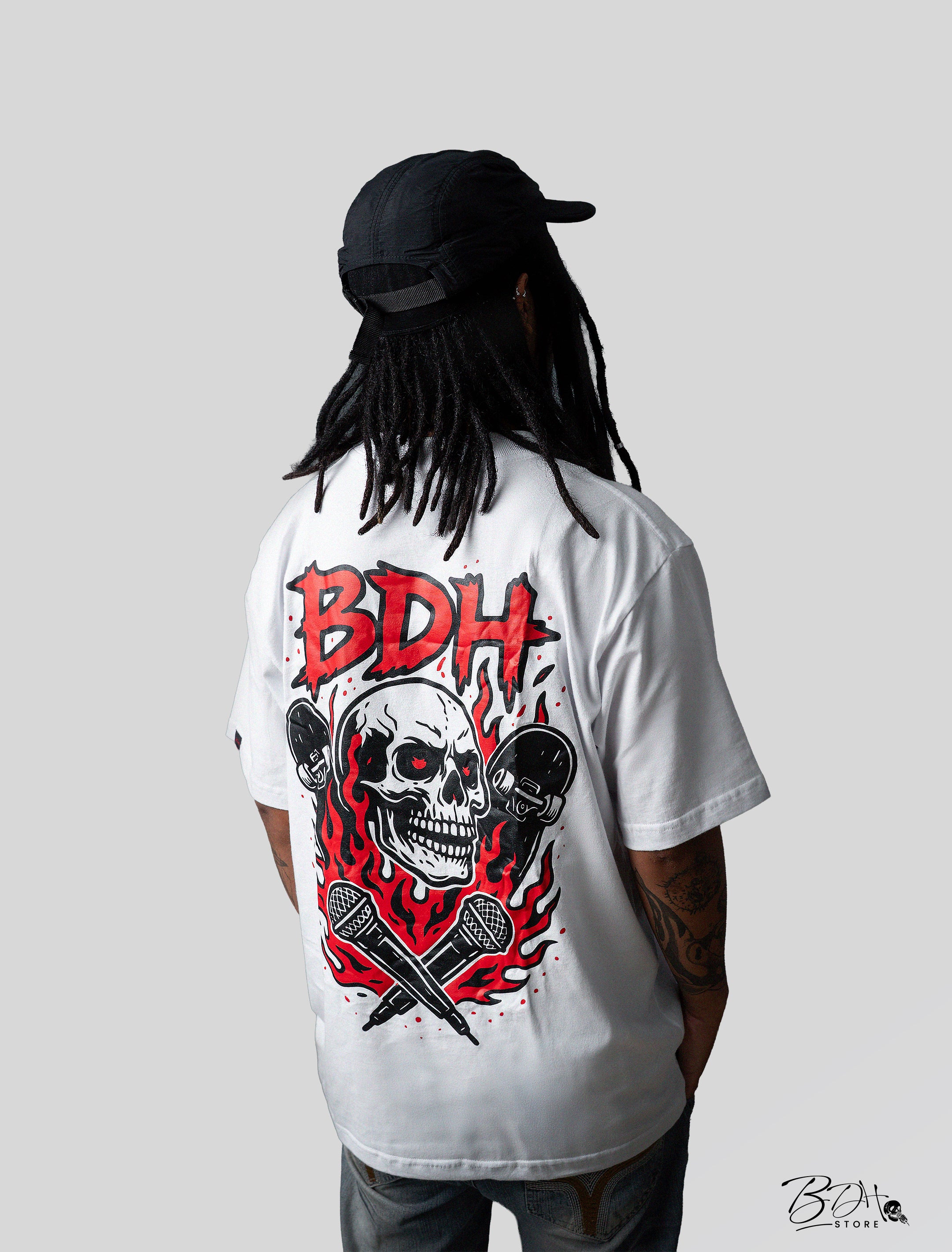 Oversized Bdh Skull White