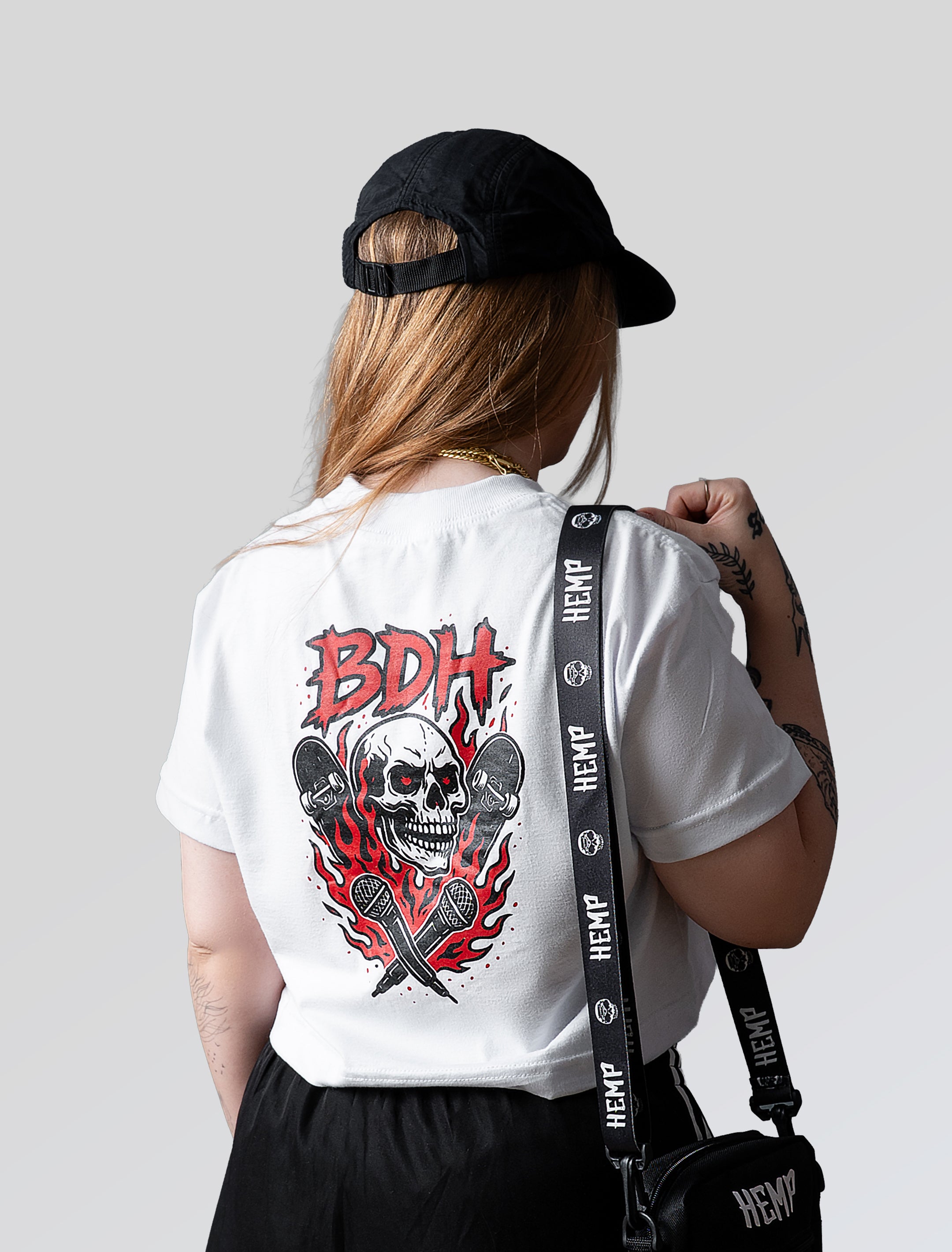 Cropped Skull White
