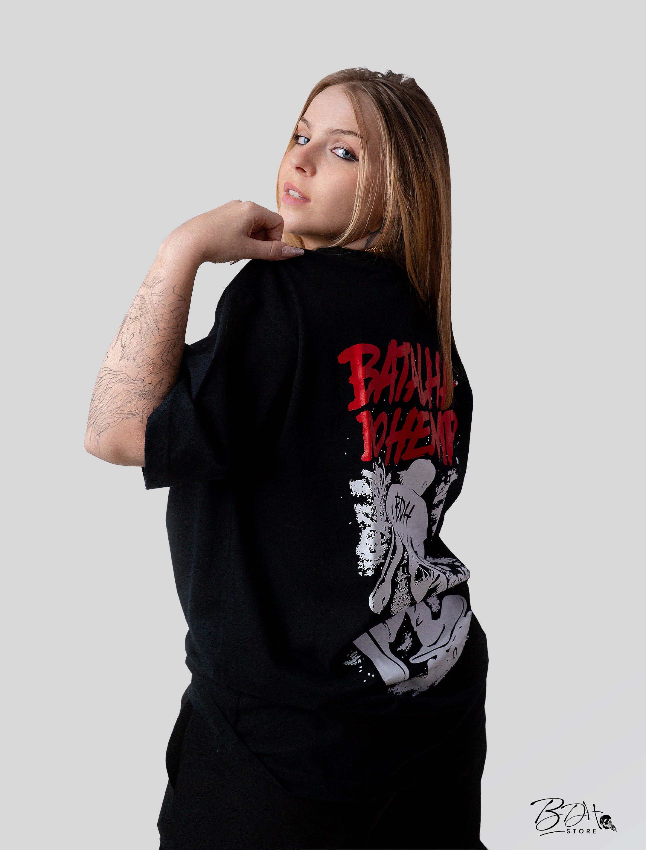 Oversized Hemp Black